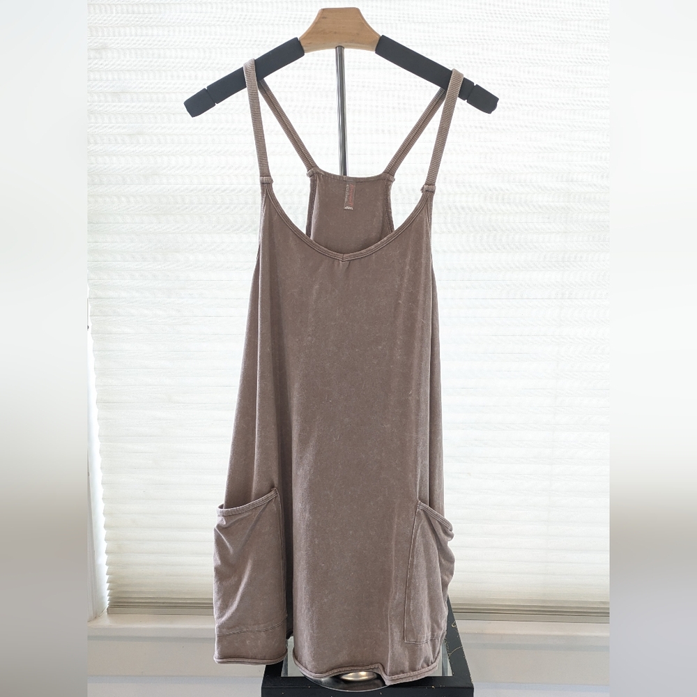 FP Movement Mocha Latte mini dress